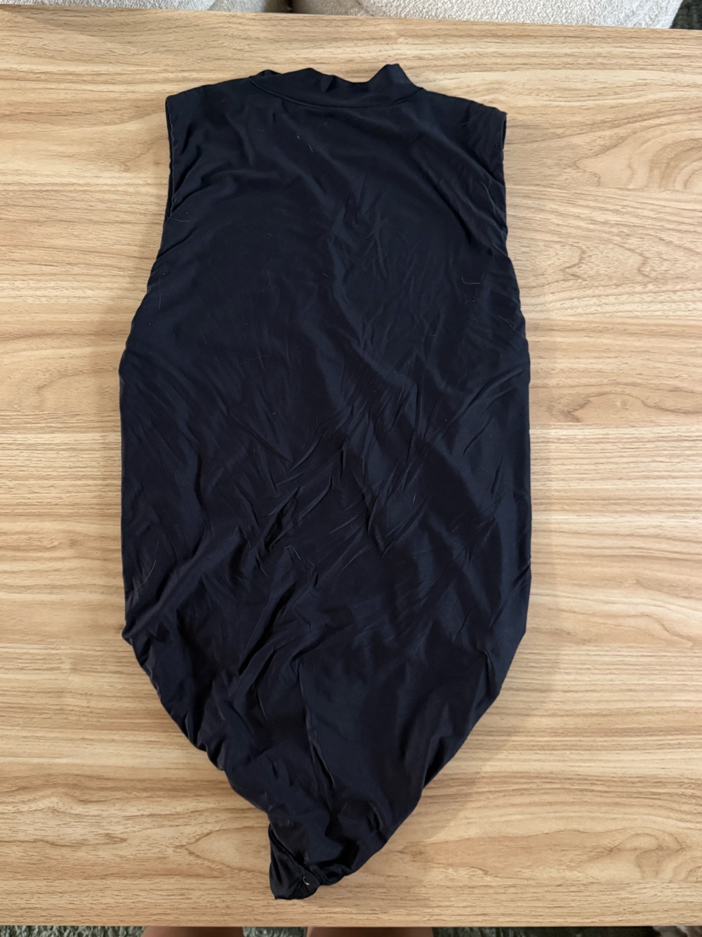 Aerie Smoothez clasp black bodysuit